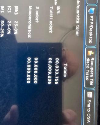 Fotocopiatrice Sharp MX-2640 A3 colore funzionante