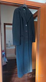 Cappotto nero lungo Benetton tg. M
