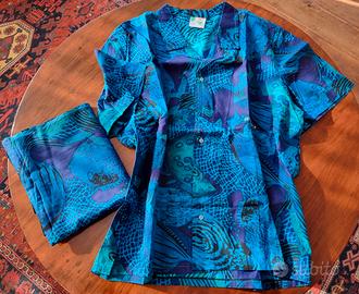 Camicia mare “Pineapple studio” e pareo coordinato