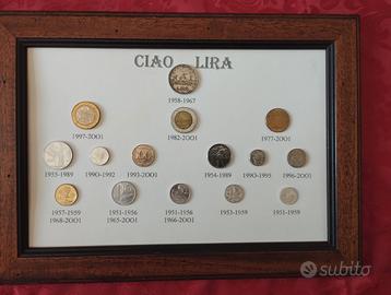 Quadro Monete Della Lira