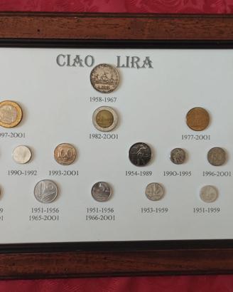 Quadro Monete Della Lira