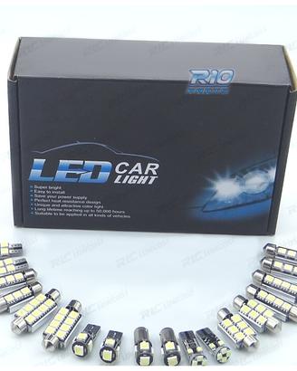 KIT 8 LAMPADE LED PER SEAT LEON MK1 1M 99-06