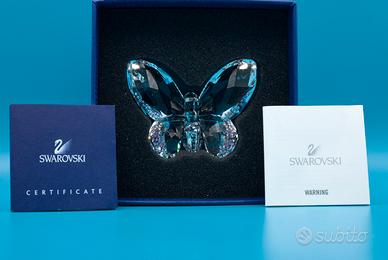 Swarovski farfalla in cristallo con scatola