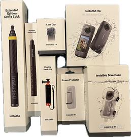 Insta 360 X4  accessoriata