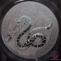 moneta argento Rwanda 2025 anno del serpente