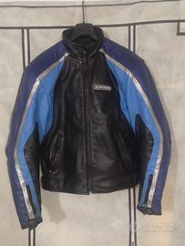 Giacca Spidi Pelle Moto con Trapuntino Interno M