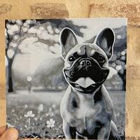 Bulldog francese - Foto stampata in 3d