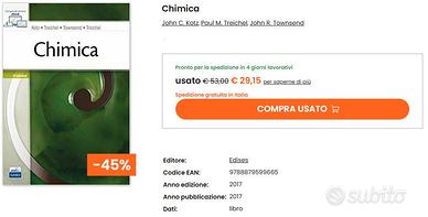 Libro Chimica Università - John C. Kotz, Paul M. T