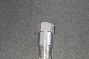distanziale sonda lambda M18  acciao inox