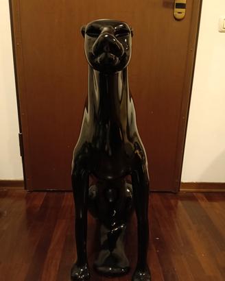 scultura pantera nera 