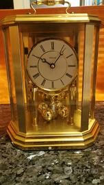 orologio con campana di vetro rettangolare 