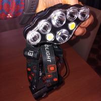 lampada frontale LED ricaricabile