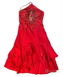 Vestito con pailettes da sera F.Falieri couture