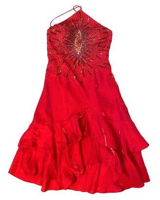 Vestito con pailettes da sera F.Falieri couture