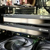 2 x Nvidia RTX A5000 24 GB GDDR6 + NVLink 2-Slot B