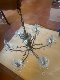 Lampadario Vintage Neoclassico ad Anfora - ‘50/‘60