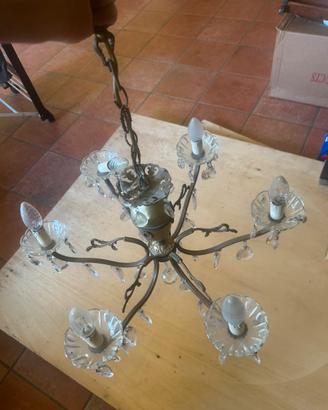 Lampadario Vintage Neoclassico ad Anfora - ‘50/‘60