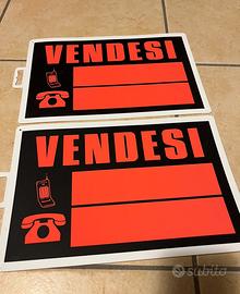 Cartelli per annunci immobiliari/autoveicoli