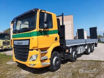 DAF CF 460 8x2 - Euro 6 - pianale con rampe