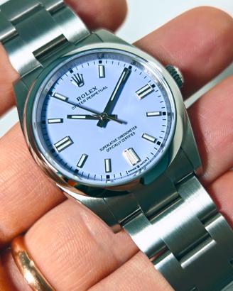 Rolex OP 36 mm lavanda 126000 nuovo 03/2026 full 