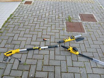 Sega/tagliasiepi a palo elettrica