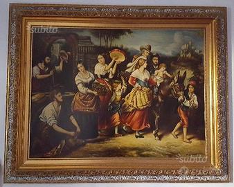 QUADRO IMMENSO Olio su Tela cm.152,5x122,5