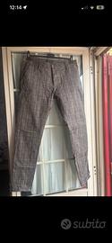 Pantalone classico a quadri andrea falco M 48