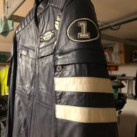 giubbino moto in pelle