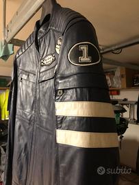 giubbino moto in pelle