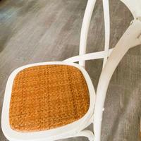 sedie in stile shabby bianche vintage