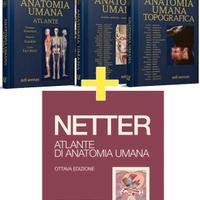Anastasi Anatomia Umana  2021+ Atlante + Netter
