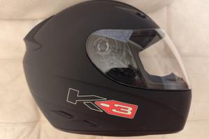 Casco AGV K3 integrale S 55 - 56 nero come nuovo