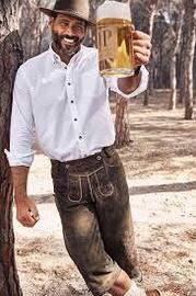 LEDERHOSEN VERA PELLE ORIGINALI BAVARESI