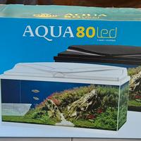 Acquario 70 litri CIANO AQUA 80 Led NERO