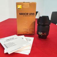 NIKON NIKKOR AF-S 35mm f1.8 G ED FX