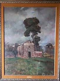 Federico variopinto olio su tavola ischia