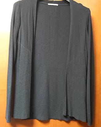 Cardigan leggero, nero. Taglia M.