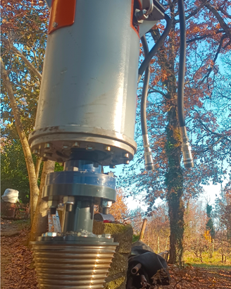 Spaccalegna idraulico conico per miniescavatore
