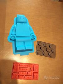 3 stampi silicone per dolci/cioccolatini
