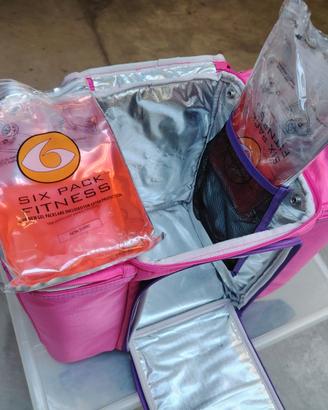 Borsa frigo 6 PACK FITNESS + borsa frigo FITMARK