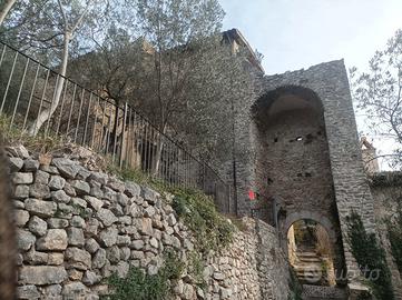 Torre cielo terra ristrutturata con giardino