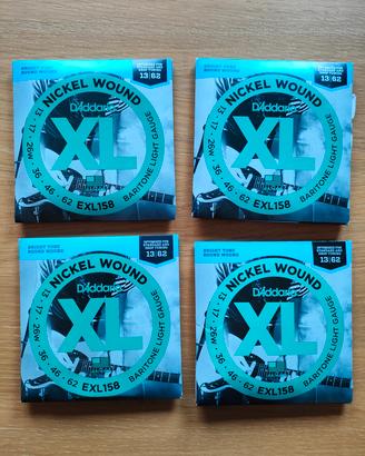 Corde D'Addario Exl158 nuove sigillate