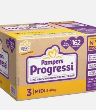 Pannolini Pampers progressi tg.3 X1