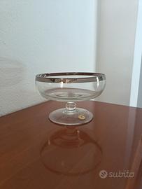 Ciotola bordo argentato