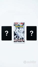 pokemon pacchetto e due carte
