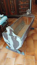 culla vintage da restaurare 