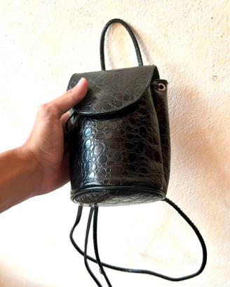 Mini Zainetto Rising Sun stile coccodrillo Y2K