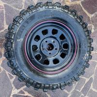 5 gomme + 5 cerchi offroad