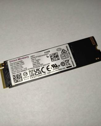 2026 512 GB SSD Nvme Lenovo Union Memory  Pcie 4.0
