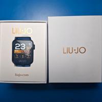 smartwatch Liujo Energy nero con cinturino blu